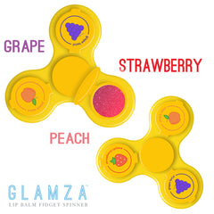 Glamza Lip Balm Gloss Spinner 3 Finger Fruit Flavoured