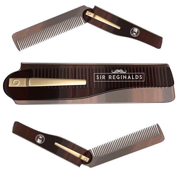 Sir Reginalds Moustache And Beard Comb