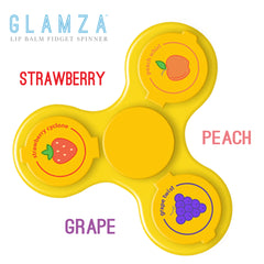 Glamza Lip Balm Gloss Spinner 3 Finger Fruit Flavoured