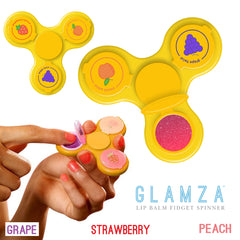 Glamza Lip Balm Gloss Spinner 3 Finger Fruit Flavoured