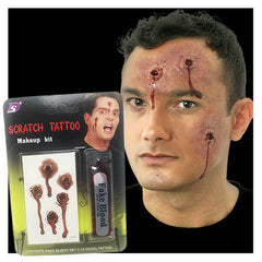 Scratch Tattoo Halloween Makeup Kit